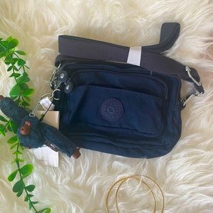 Kipling NWT Merryl 2 In 1 Belt Bag/Crossbody Navy